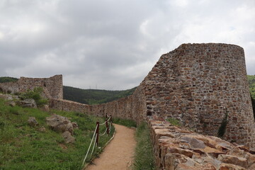 Aydos Castle view, also known as Goat (Ke&ccedil;i) Castle, is an eastern Roman period castle located on the 325-meter extension of Aydos Hill in the Sultanbeyli district of Istanbul, Turkey.