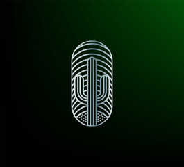 Very stylish cactus in a beautiful minimalist design