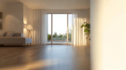 Fototapeta premium interior background, blurry