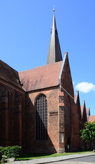 Historical Marien Church in the Old Hanse Town Salzwedel, Saxony - Anhalt