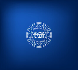 a beautiful logo in which the circle