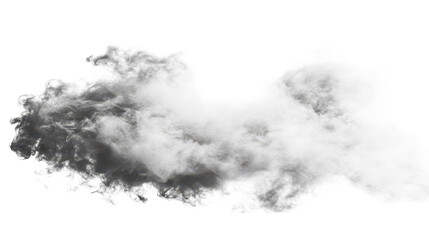 Intriguing cloud formation resembling a geographical map in vivid blue sky