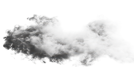 Intriguing cloud formation resembling a geographical map in vivid blue sky