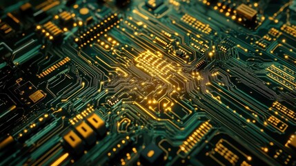 Obraz premium Circuit Board Abstract