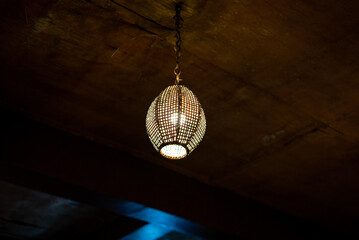 Antique decorative lamps in a room