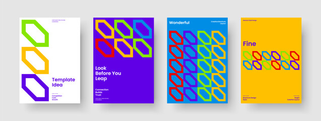 Fototapeta premium Geometric Business Presentation Design. Abstract Flyer Template. Creative Brochure Layout. Poster. Book Cover. Report. Background. Banner. Brand Identity. Journal. Portfolio. Notebook. Newsletter