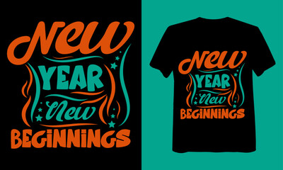Happy New Year 2025 t shirt design typography t shirt design New Year Event TShirt,