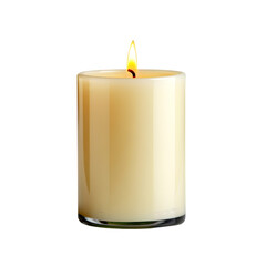 Candle, white isolate background