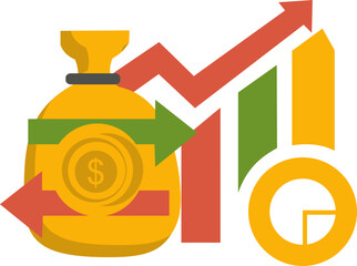 Financial Improvement Concept Illustration