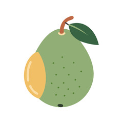 pomelo icon, fruits vector icon - simple vector illustration of a pomelo, in a simple and clean style, suitable for food and health themes. fruits flat illustration.