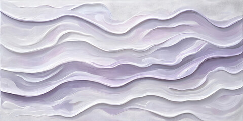 Obraz premium Abstract Flowing Lavender: A serene and calming abstract background featuring soft, flowing lavender waves. This image evokes a sense of peace and tranquility.
