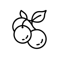 yumberry icon, fruits vector icon - simple vector illustration of a yumberry, in a simple and clean style, suitable for food and health themes. fruits flat illustration.