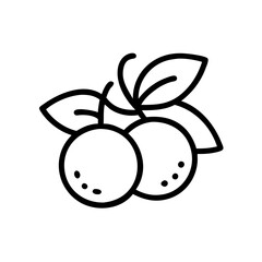 yumberry icon, fruits vector icon - simple vector illustration of a yumberry, in a simple and clean style, suitable for food and health themes. fruits flat illustration.