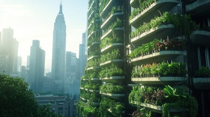 Obraz premium Green Architecture in the City
