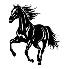 Horse Silhouette Vector Design - Perfect for Logos, Art, and Graphics