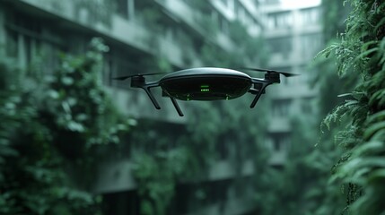 Drone Navigating Through Urban Jungle Environment