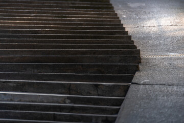 stairway in the Buddhist temple