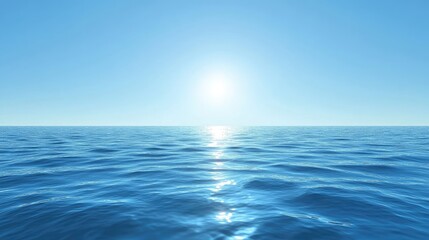 Obraz premium Vibrant and refreshing blue ocean waves create a stunning natural water surface, ideal for background design and backdrop material, offering ample copy space for creativity.