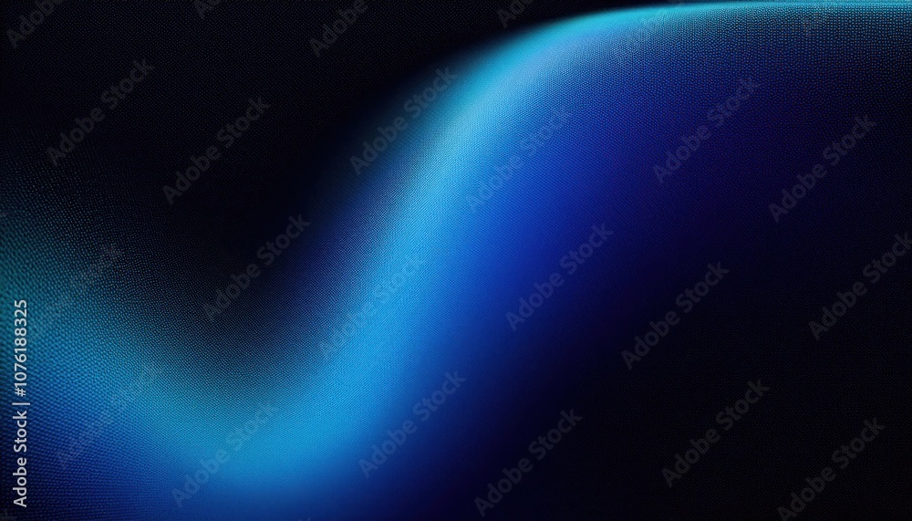 Poster ethereal deep blue gradient background with subtle starry texture, evoking a cosmic atmosphere perfe