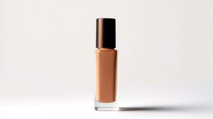 Foundation Bottle on White Background
