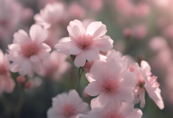 Fototapeta premium vertical beautifull flowers pink screensaver phone white