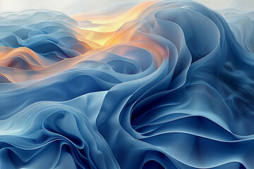 Obraz premium Vibrant Abstract Background With Colorful and Wavy