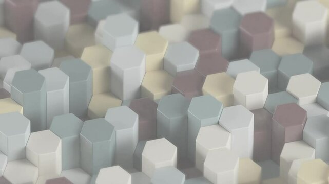 abstract hexagon box 