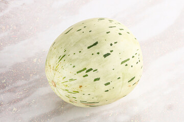 Ripe sweet juicy Dalmatin melon