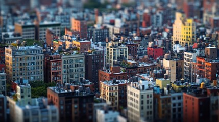 Fototapeta premium Cityscape from Above