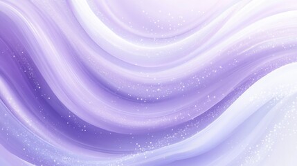 A mesmerizing blend of soft purple and white waves, creating a tranquil and dreamy abstract background.