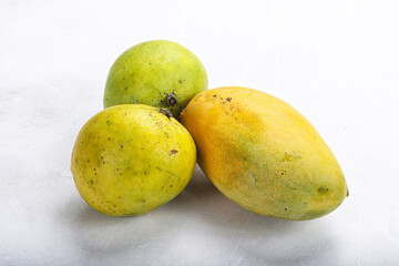 Fresh sweet and juicy mango heap