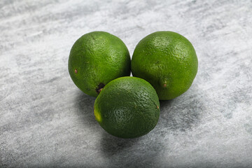 Green sour tropical Lime fruit