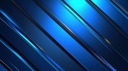Obraz premium Abstract blue diagonal lines creating a dynamic and modern background.