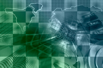 Obraz premium Computer background