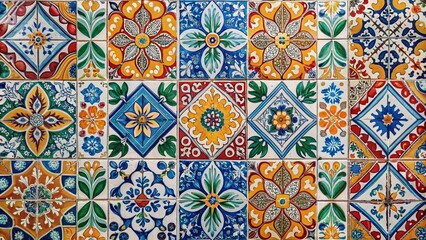 Modern Geometric Mosaic Kitchen Tiles - Portuguese Design