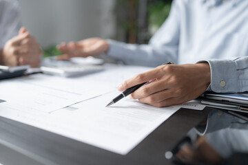 Business People Meeting Design Ideas professional investor working new start up project. Concept. business planning in office.