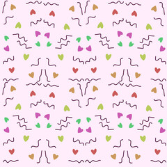 seamless pattern with love