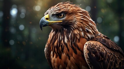 Obraz premium A photo of a majestic hawk