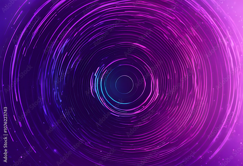 Wall mural radial purple wave sound futuristic dynamic circular many concept background abstract music element 