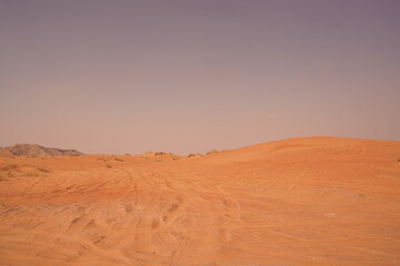 sand dunes in the desert
