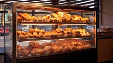 Freshly Baked Bread Display