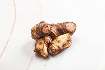 Natural organic raw ginger root