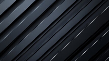 Obraz premium Dynamic Black Diagonal Lines With Subtle Red Accents Creating Sleek and Modern Abstract Design