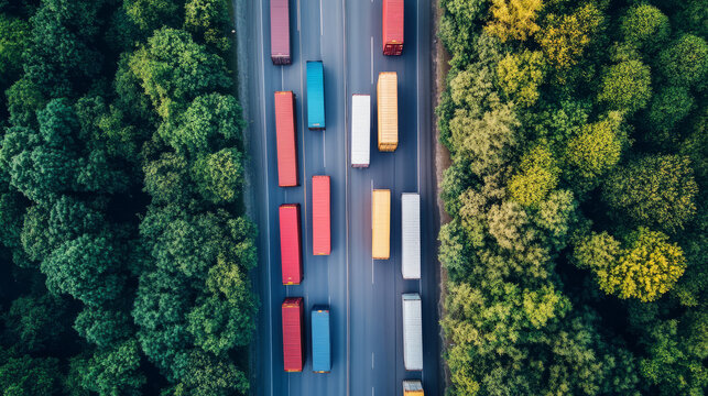 Supply chain managers analyzing predictive analytics to optimize routes and reduce delivery times, ensuring efficient logistics - Powered by Adobe
