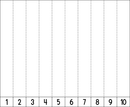 Sequence Strip Puzzle 1-10