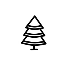 New year and Christmas related line icons. Christmas celebration linear icon. Merry Christmas vector line icon.