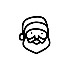 New year and Christmas related line icons. Christmas celebration linear icon. Merry Christmas vector line icon.