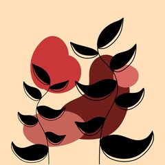 abstract background with tree