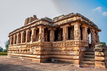 Exterior view of 8th Century Durga Temple , Aihole, Karnataka
