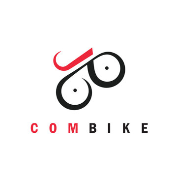  bicycle logo with the concept of letters C and B, for bike communities and can also be used for bicycle brands